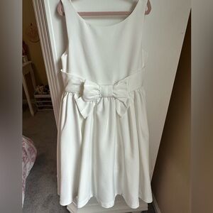 Janie and Jack White Formal Dress with Bow